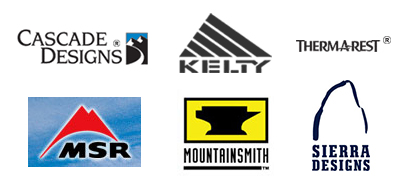 Backpacking Gear Brands Provided